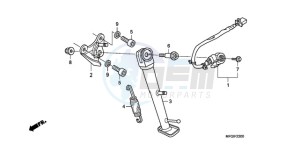 CB600FA UK - (E / MKH) drawing STAND