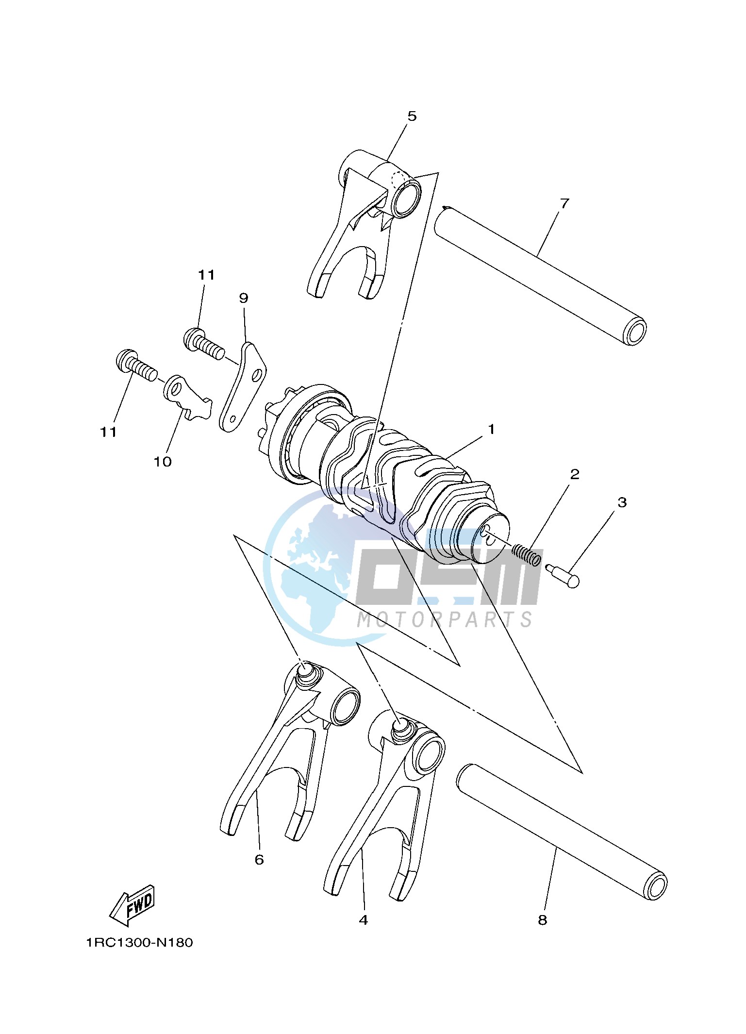 SHIFT CAM & FORK