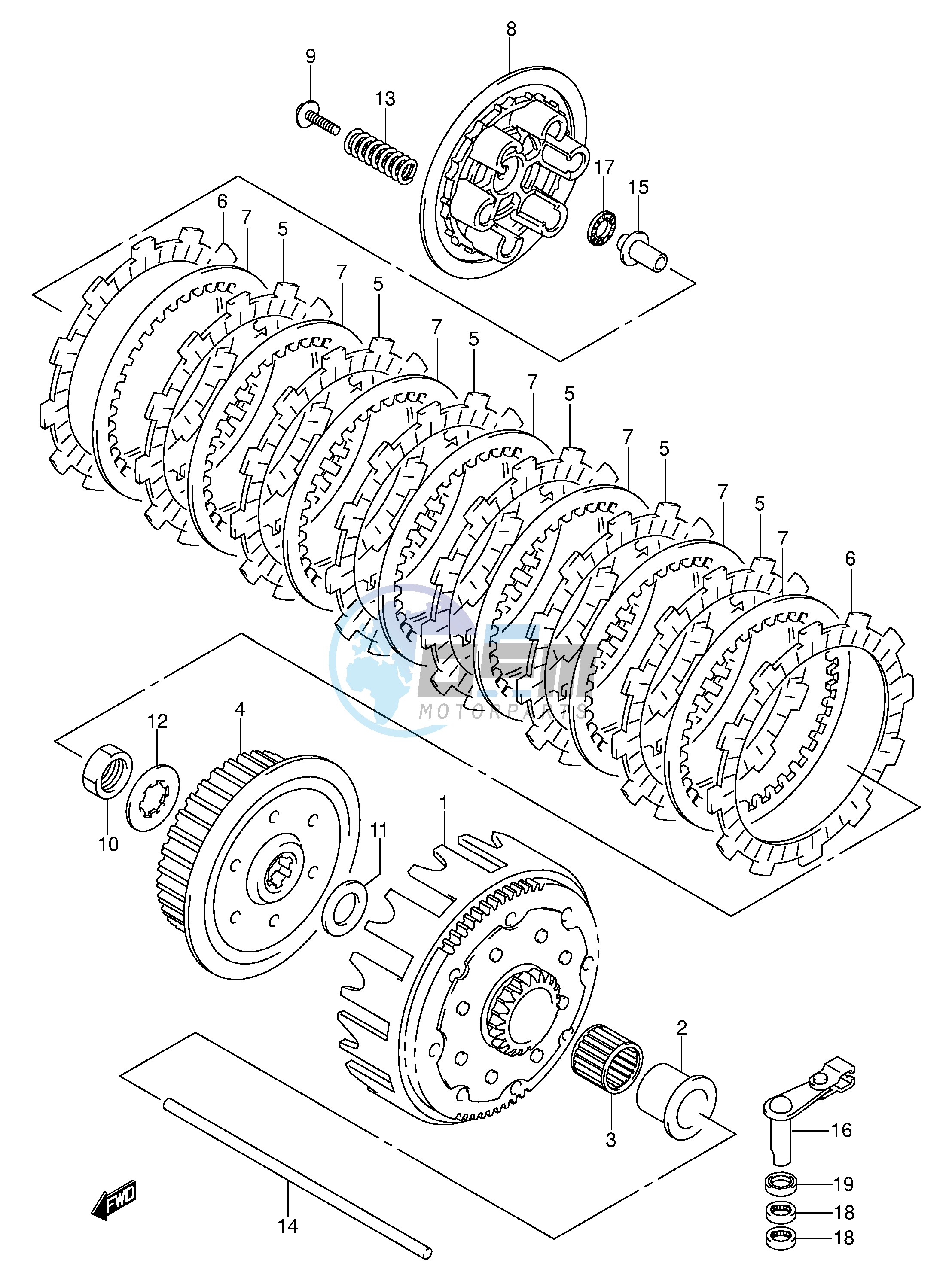 CLUTCH (MODEL K3 K4 K5)