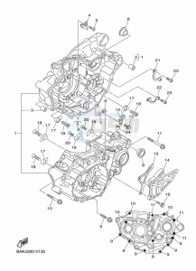 WR250F (BAK9) drawing CRANKCASE