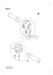 UH125 BURGMAN EU drawing HANDLE SWITCH