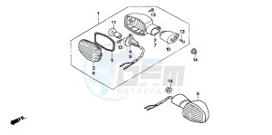 CBF600S drawing WINKER (CBF600N/NA)