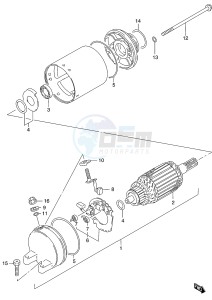 GS500 (P19) drawing STARTING MOTOR