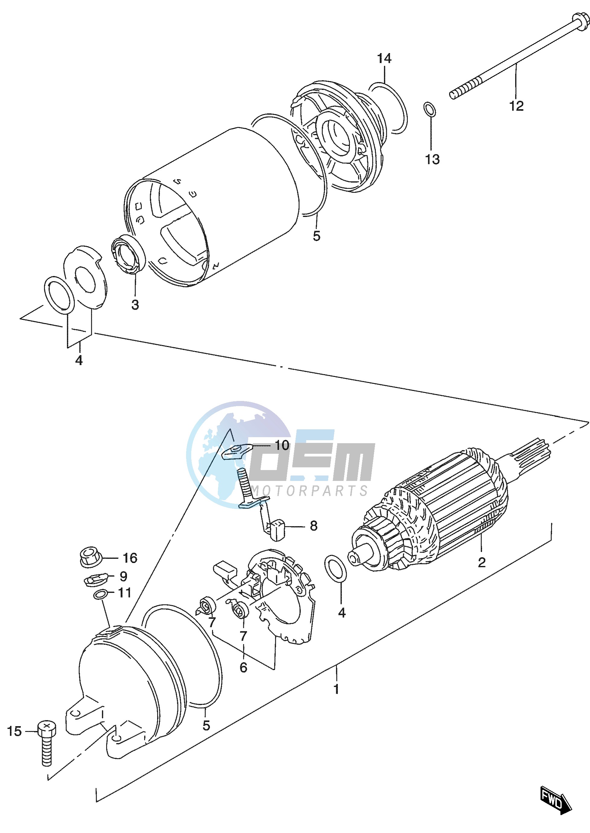 STARTING MOTOR