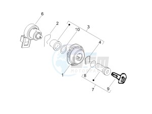 Liberty 50 4T PTT 2017 (B-NL) (B-NL) drawing Locks