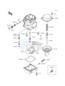 ZR 550 B [ZEPHYR] (B1-B4) [ZEPHYR] drawing CARBURETOR PARTS