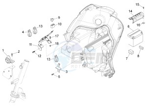 Fly 150 4t e2-e3 (Vietnam) Vietnam drawing Remote control switches - Battery - Horn