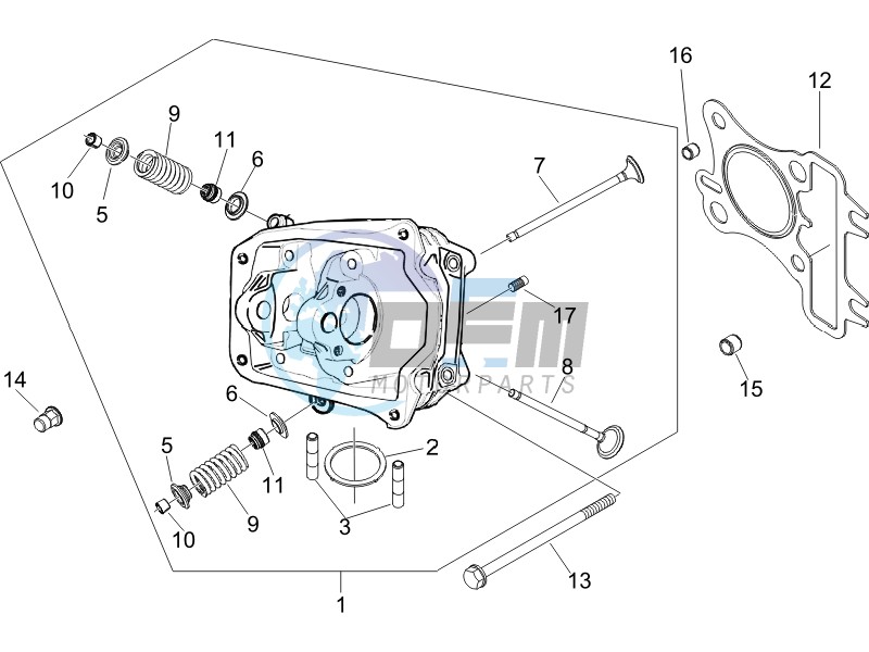 Cilinder head unit - Valve