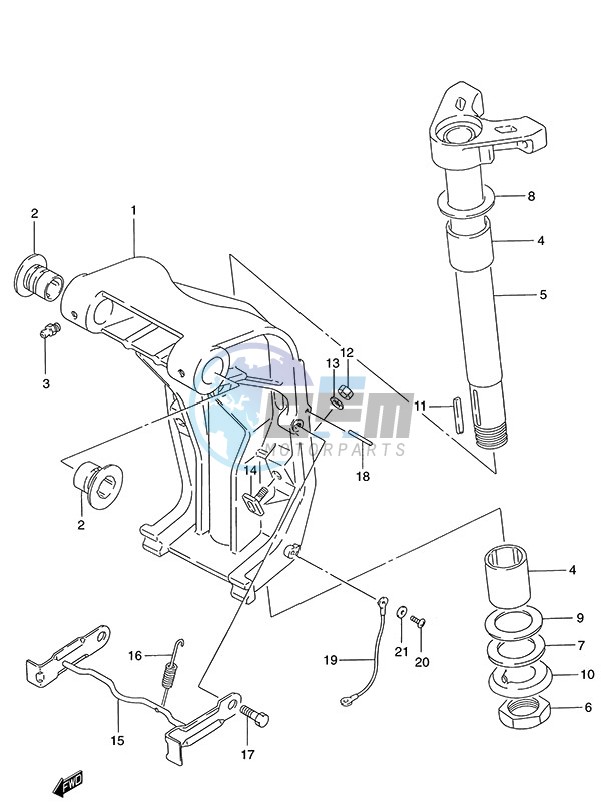 Swivel Bracket (1986 to 1995)