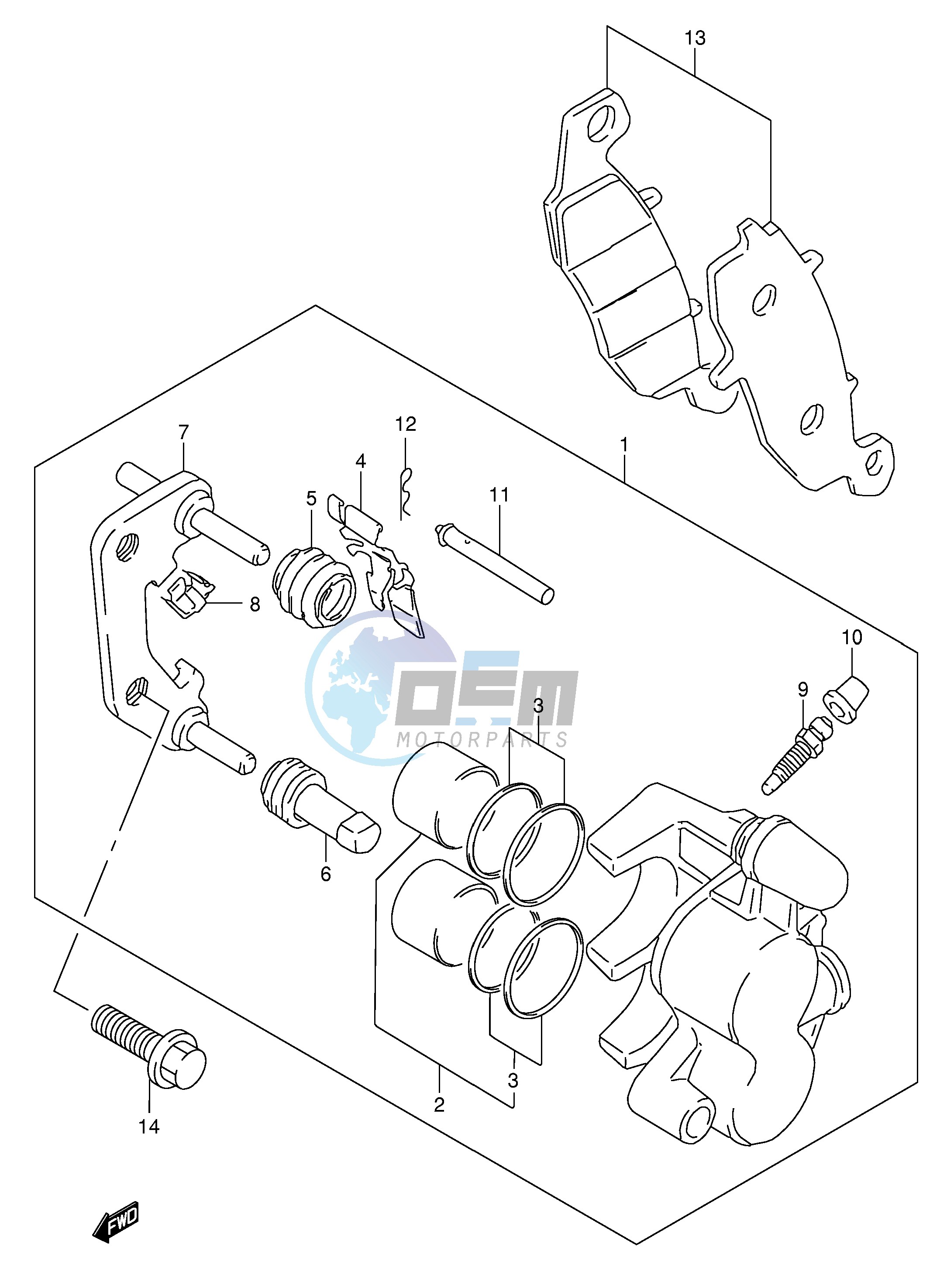 FRONT CALIPER