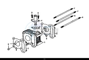 JET 4 50cc (AD05W8-EU) (E4) (L8) drawing CYLINDER