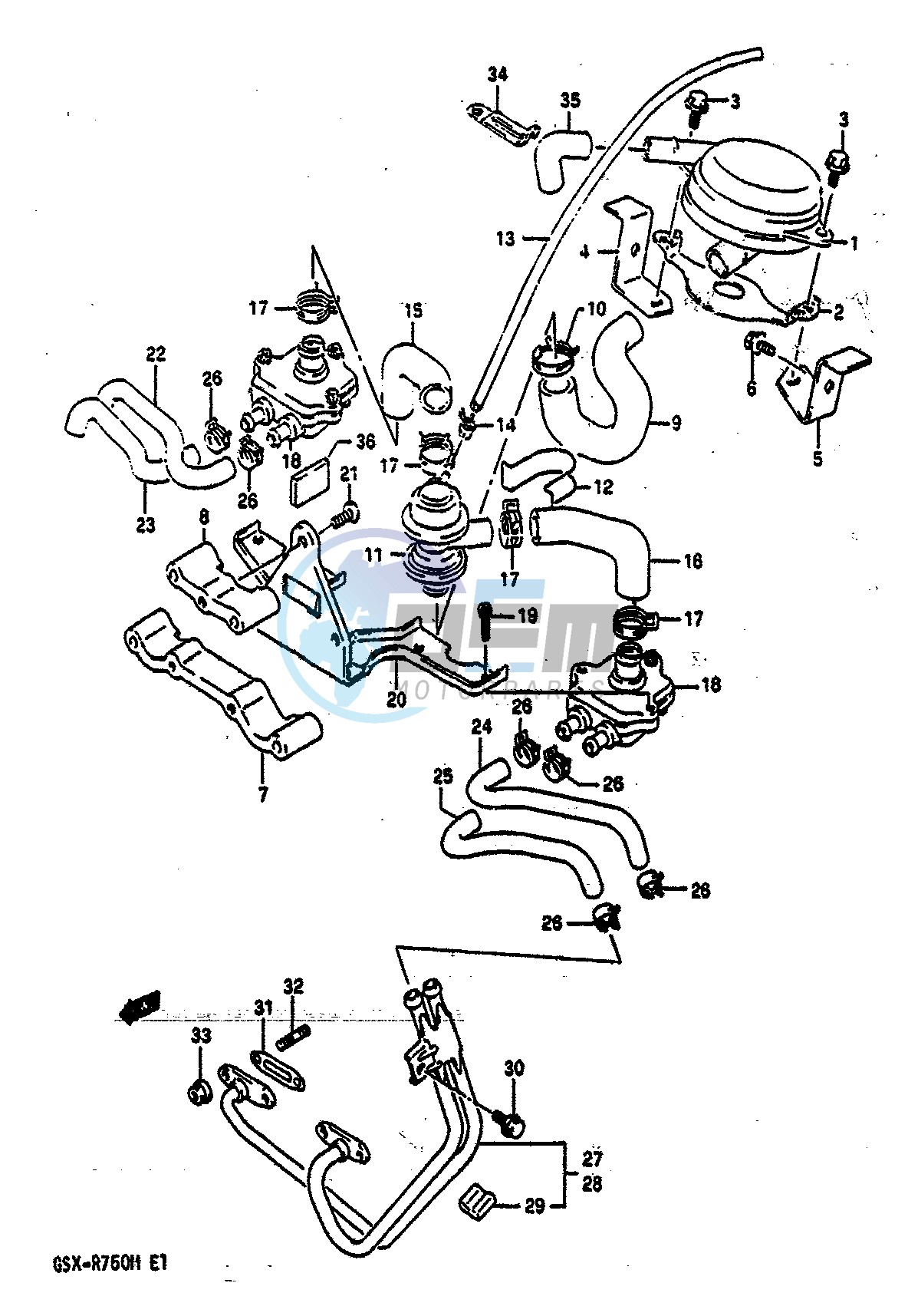 SECOND AIR (E18,E39)