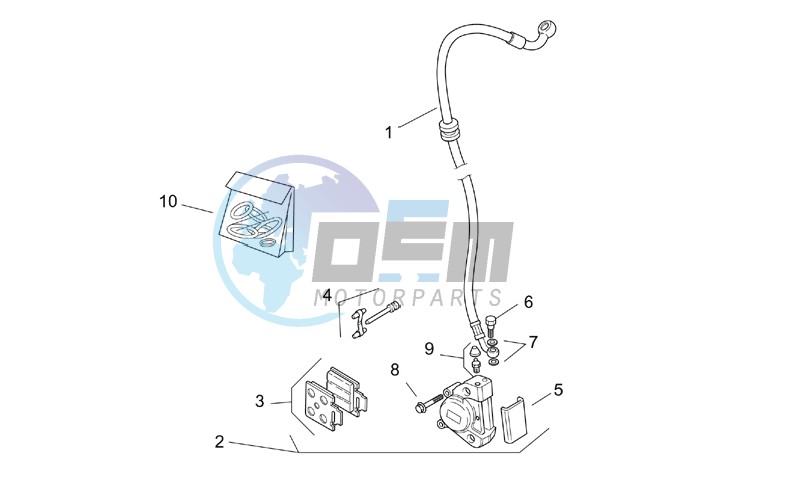 Front brake caliper