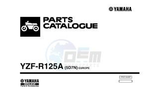 YZF-R125A R125 (5D7N) drawing .1-Front-Page