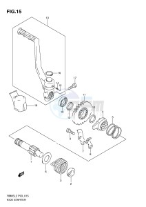 RM85 (P03) drawing KICK STARTER