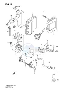 VZ800 (E2) MARAUDER drawing ELECTRICAL (MODEL K5 K6 K7 K8)