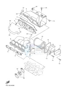 FJR1300A FJR1300-A FJR1300A ABS (B881) drawing INTAKE