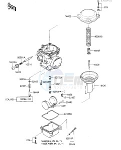 ZG 1000 A [CONCOURS] (A1-A3) [CONCOURS] drawing CARBURETOR PARTS