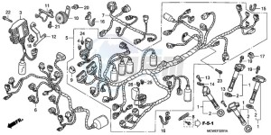 VFR800A9 France - (F / ABS CMF MME TWO) drawing WIRE HARNESS (VFR800A)