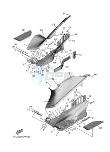 MWS150-A TRICITY 155 (BB8N) drawing FRONT WHEEL