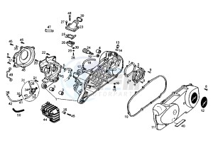 Diesis 100 drawing Crankcase