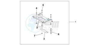 SH150 125 drawing CARRIER BRACKET