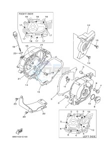 TT-R110E (5B6P 5B6R 5B6S 5B6S) drawing CRANKCASE COVER 1