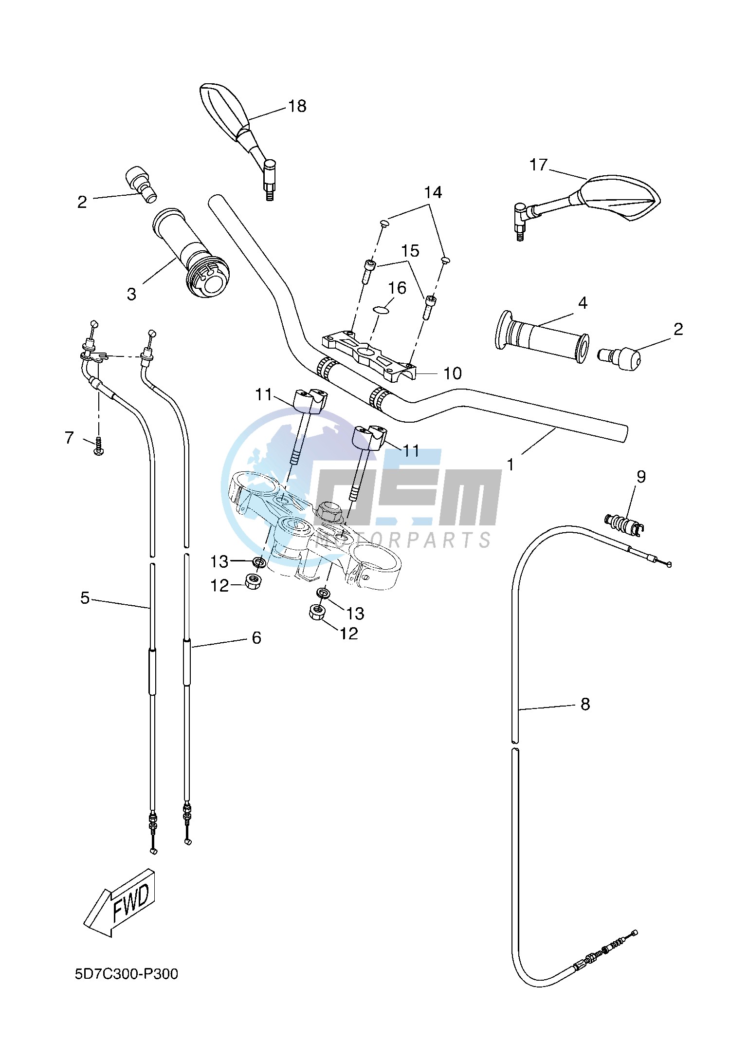 STEERING HANDLE & CABLE