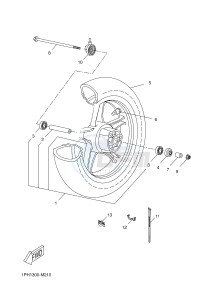 NS50N NITRO NAKED (1PL6 1PL6) drawing FRONT WHEEL