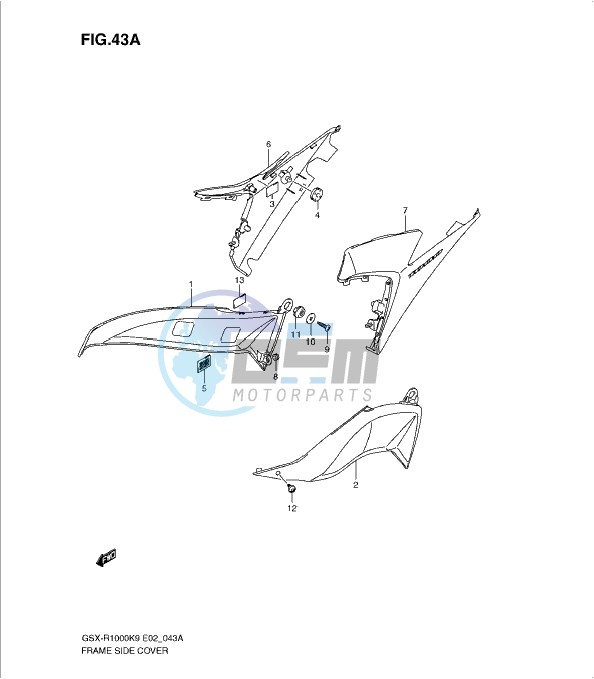 FRAME SIDE COVER (MODEL L0)