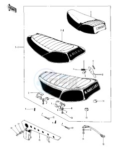 F5 [BIG HORN] 350 [BIG HORN] drawing SEAT_CHAIN COVER