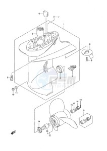 DF 25 V-Twin drawing Gear Case