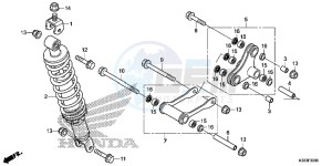 CBR250RAF CBR250RA Europe Direct - (ED) drawing REAR CUSHION