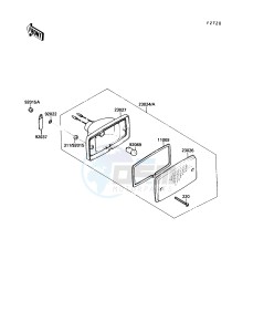 KLF 220 A [BAYOU 220] (A1-A4) [BAYOU 220] drawing TAIL LAMP