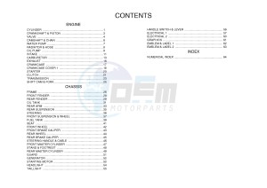 YFZ450 YFZ450D (1PD5 1PD6) drawing .6-Content