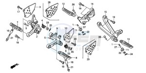 VTR1000SP VTR1000SP-1 drawing STEP