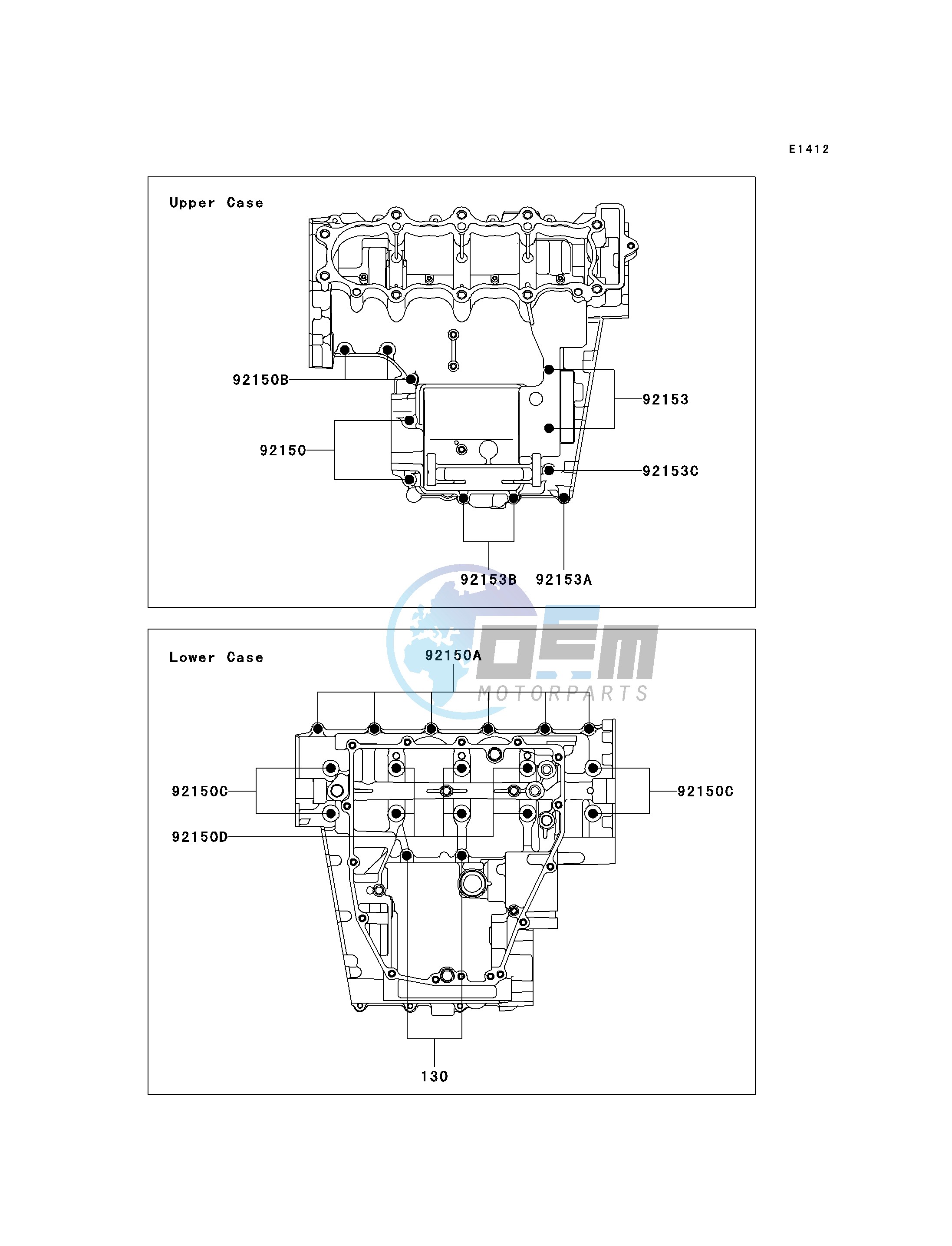 CRANKCASE BOLT PATTERN