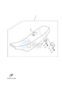 YZ85LW (1SN7 1SN9 1SP7 1SP9) drawing SEAT