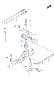 DF 225 drawing Throttle Rod