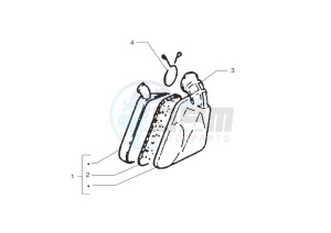 Ark AC 45 Blue-Matt Black 50 drawing Air filter