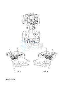 YFM700FWAD YFM70GPXG GRIZZLY 700 EPS (2UD3) drawing GRAPHICS