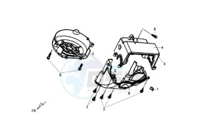 FIDDLE III 50 L4-L6 drawing FLYWHEEL COVER