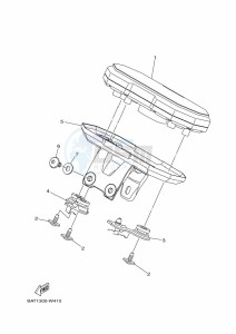 MT-07 MTN690-U (BHH5) drawing METER