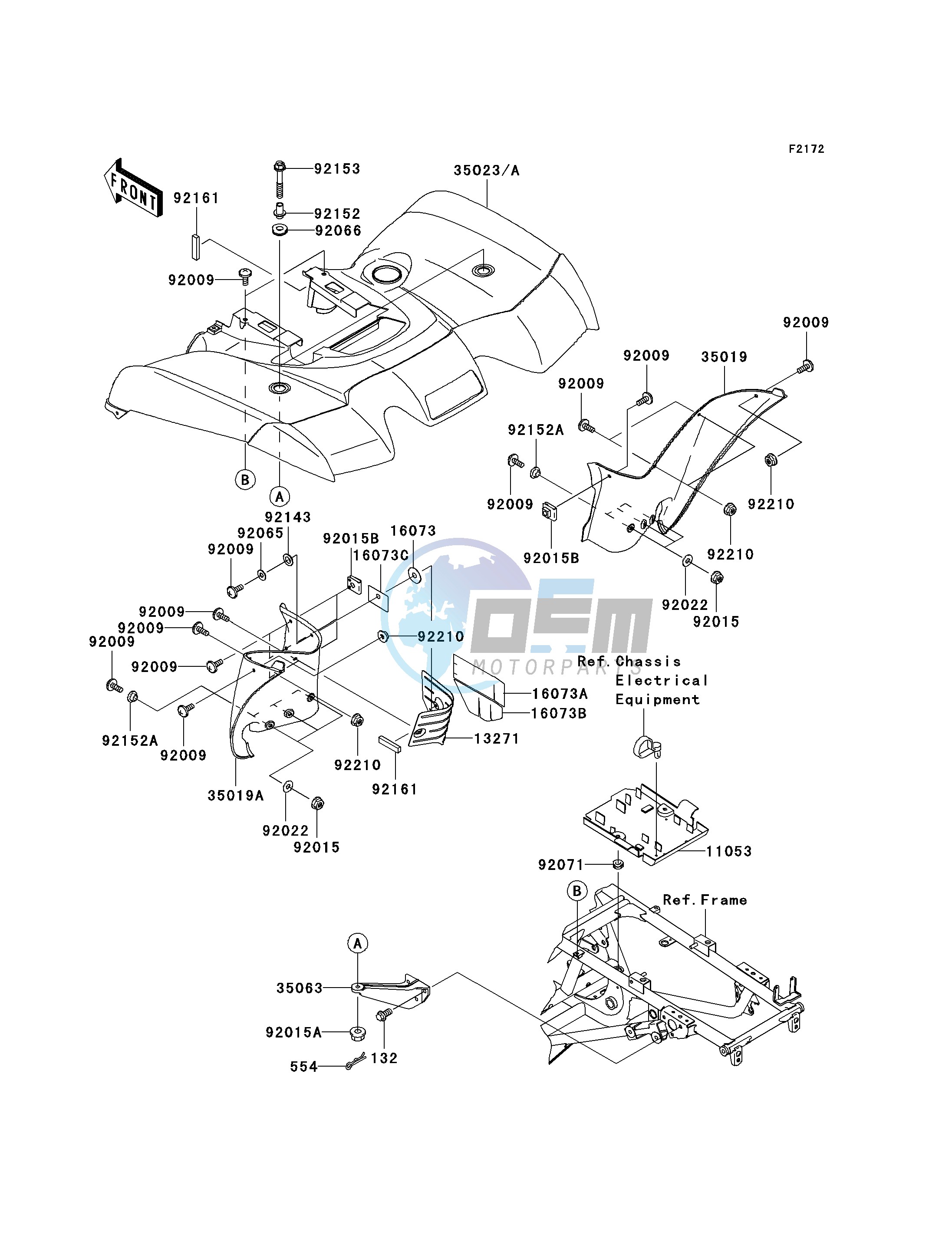 REAR FENDER-- S- -