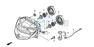 FES250 FORESIGHT drawing HEADLIGHT