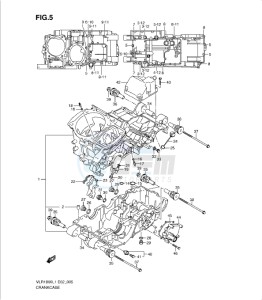 VLR1800 drawing CRANKCASE