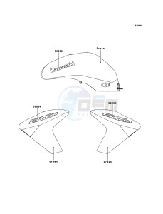 ER-6n ER650A8F GB XX (EU ME A(FRICA) drawing Decals(Green)