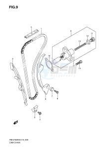 RM-Z450 (E19) drawing CAM CHAIN