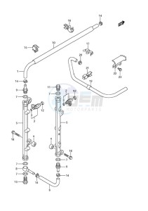 DF 200 drawing Fuel Injector