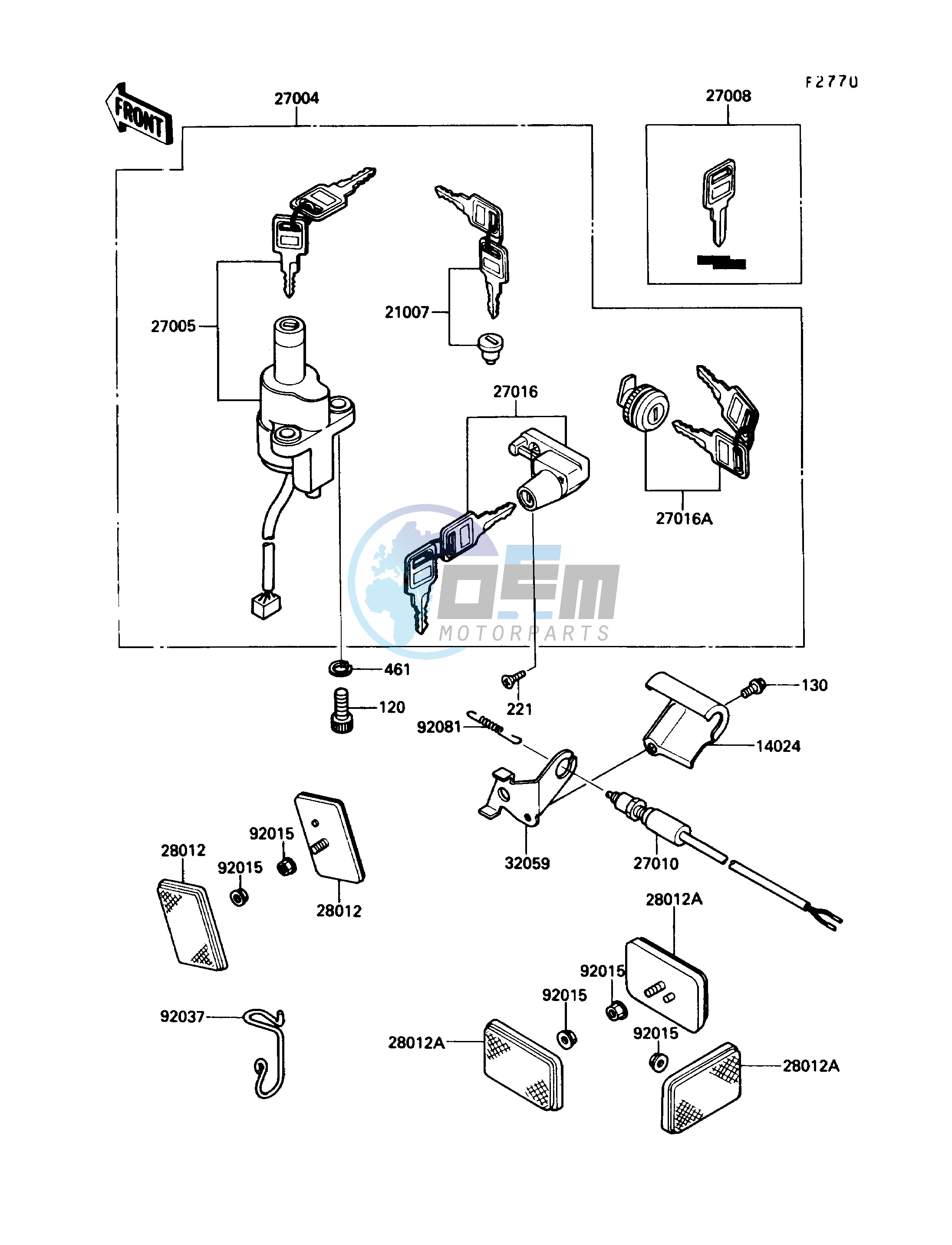 IGNITION SWITCH_LOCKS_REFLECTORS